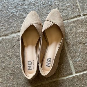 Tan flats size 6